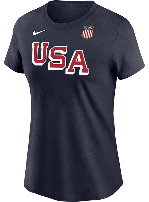 Ladies Nike USA Hockey Olympic U-S-A T-Shirt
