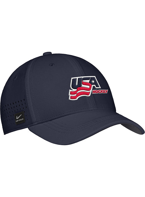 Nike USA Hockey Dri-FIT Club Swoosh Flex Hat