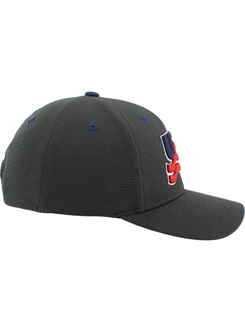 Zephyr USA Hockey Stride Offset Stripe Snapback Hat