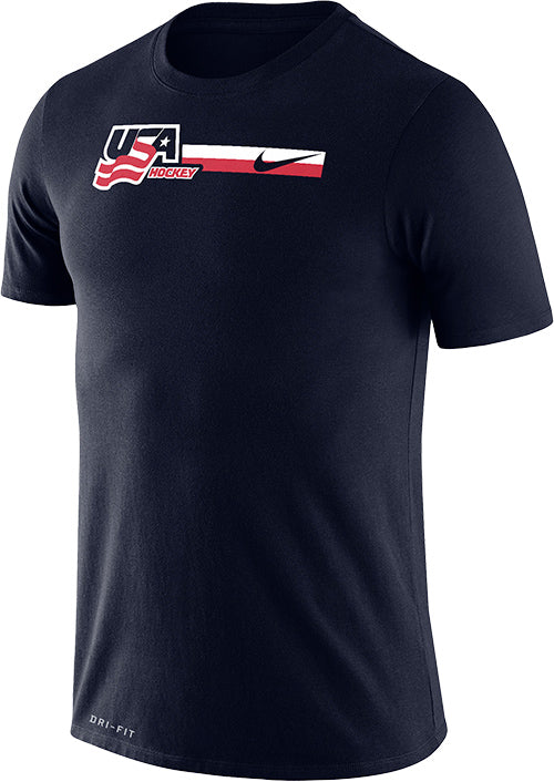 Nike USA Hockey Red Line T-Shirt - Front Vie