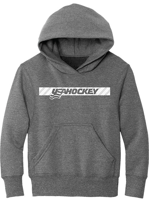 Youth USA Hockey Roughing Hooded Sweatshirt - Front View