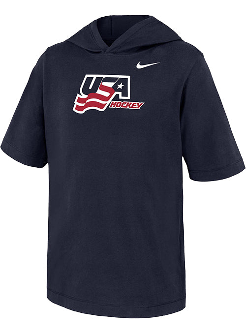 Youth Nike USA Hockey Short Sleeve Hoodie