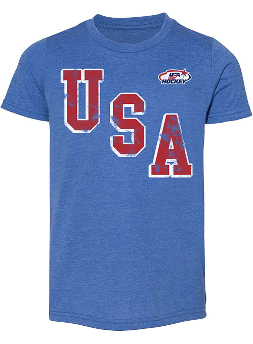 Youth USA Hockey Diagonal Graphic T-Shirt