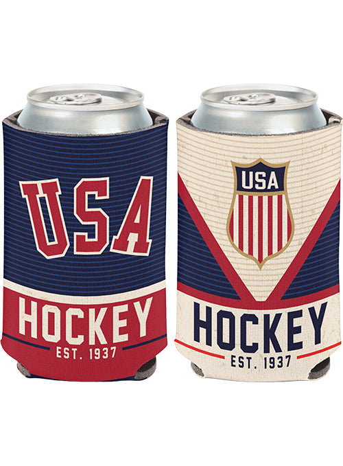 USA Hockey 12 Oz. Shield Can Cooler