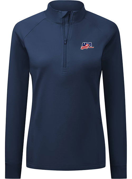 Ladies USA Hockey Essence 1/4 Zip Jacket