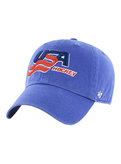 47 Brand USA Hockey Clean Up Adjustable Hat