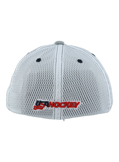 USA Hockey Chaser Structured Flex Hat - Back View