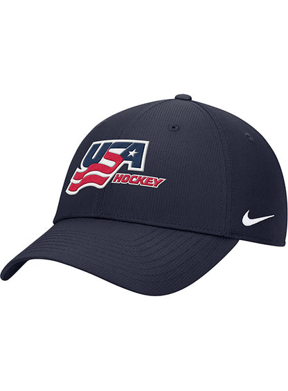 Nike USA Hockey Dri-FIT Ripstop Club Cap - Navy
