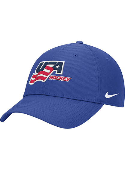 Nike USA Hockey Dri-FIT Ripstop Club Cap - Royal