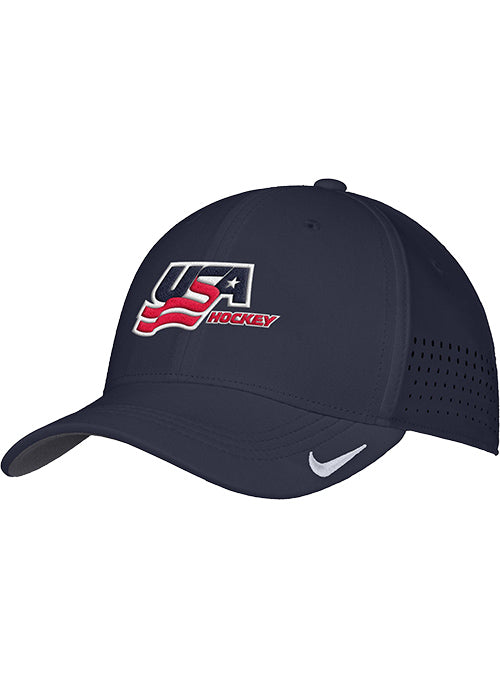 Nike USA Hockey Dri-FIT Club Swoosh Flex Hat