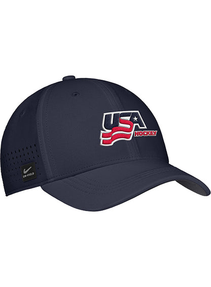 Nike USA Hockey Dri-FIT Club Swoosh Flex Hat