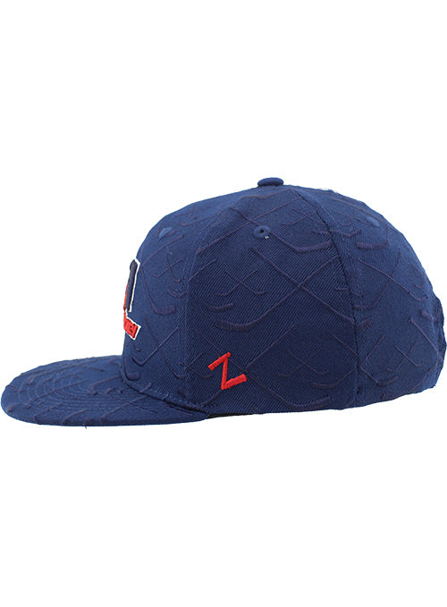 Zephyr USA Hockey Topshelf Pattern Snapback Hat