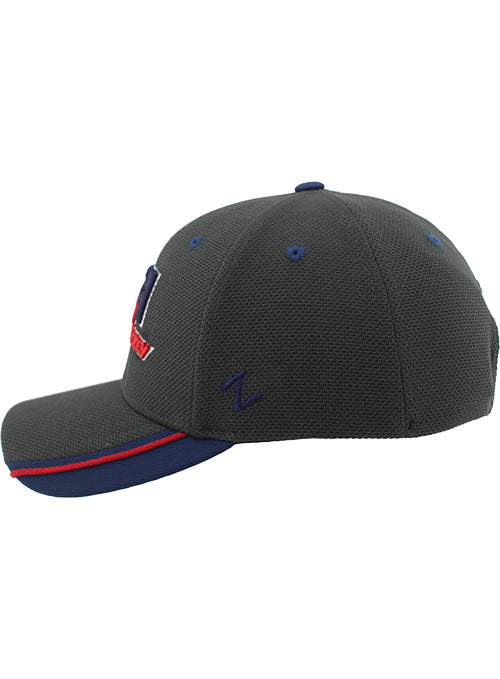 Zephyr USA Hockey Stride Offset Stripe Snapback Hat