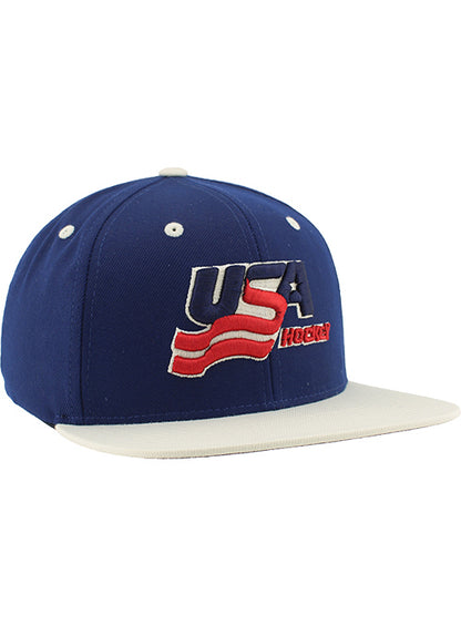 Zephyr USA Hockey Colorblock Snapback Hat