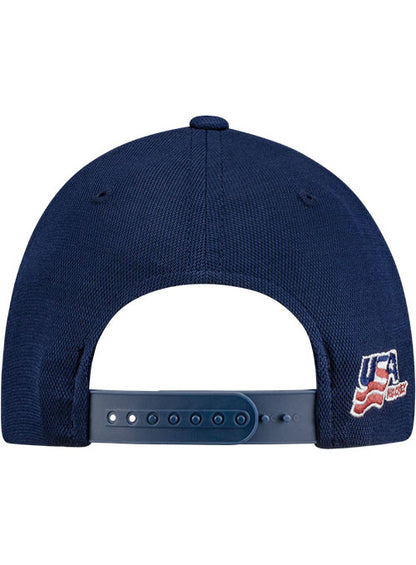 USA Hockey Lace Pique 5-Panel Snapback Hat