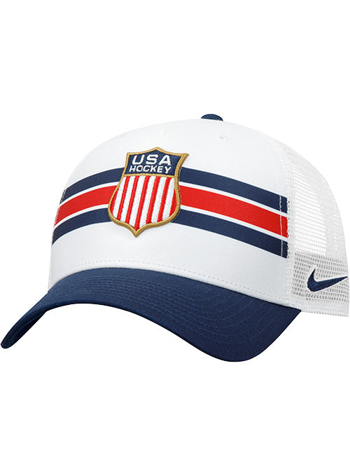 Nike USA Hockey Olympic Stripe Rise Trucker Hat