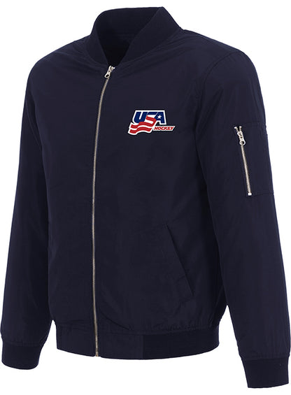USA Hockey Nylon Bomber Jacket
