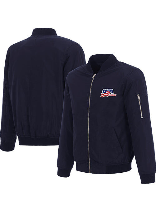 USA Hockey Nylon Bomber Jacket