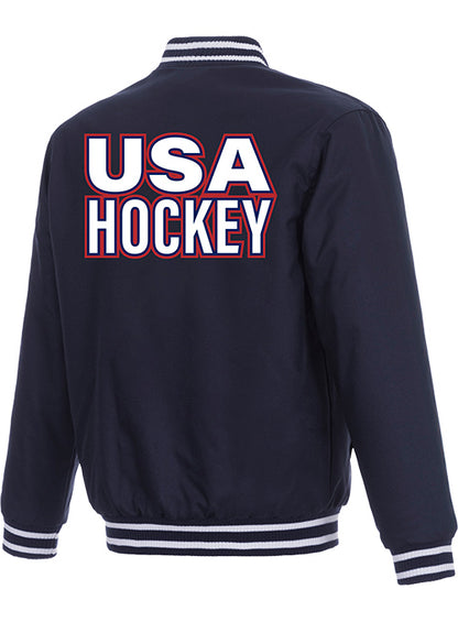 USA Hockey Statement Poly-Twill Jacket