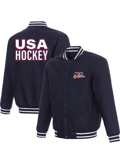 USA Hockey Statement Poly-Twill Jacket