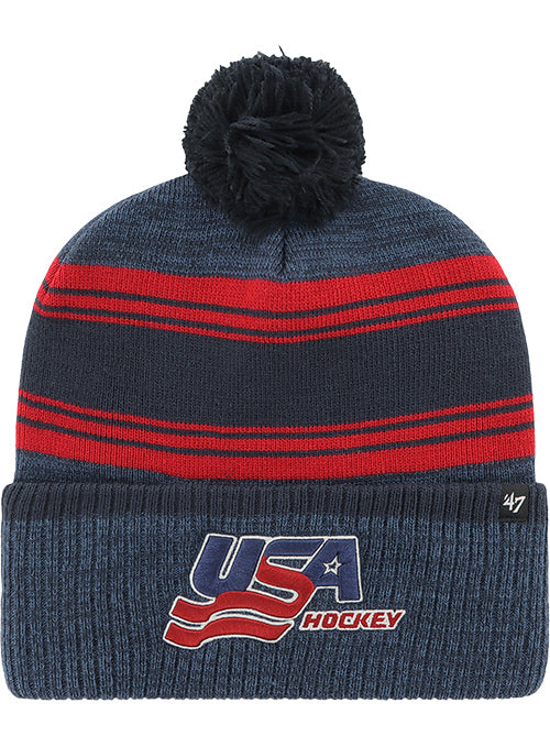 USA USA | Freeze Shop Dark Beanie Brand Hockey 47 Hockey Knit