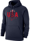 Nike USA Hockey Club Fleece Hooded Sweatshirt