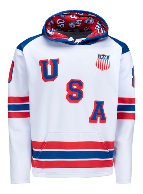 USA Hockey Herb Brooks '80 Replica Sublimated Hooded Sweatshirt