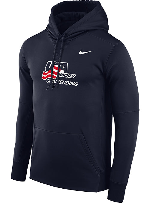Nike USA Hockey Goaltending Therma Hooded Sweatshirt - Navy