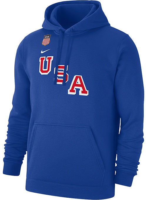 Nike USA Hockey 2026 Olympic Auston Matthews Name & Number Hooded Sweatshirt