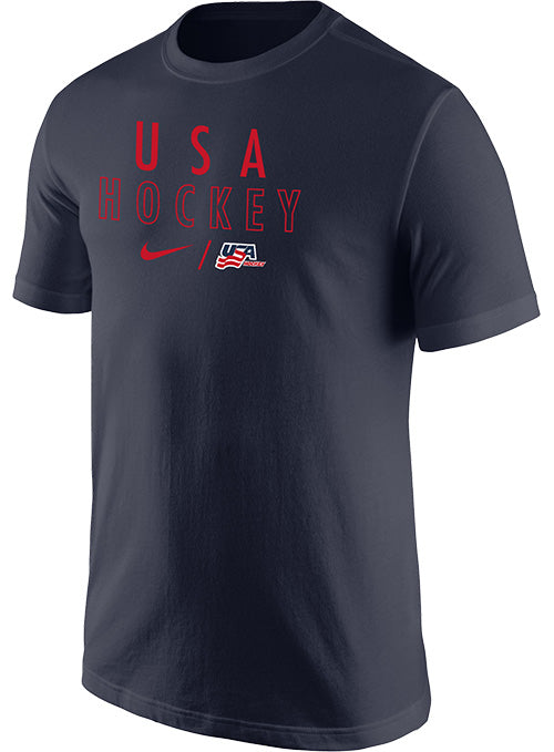 USA Hockey Shield Hockey Hoodie - XL / Navy Blue / Polyester
