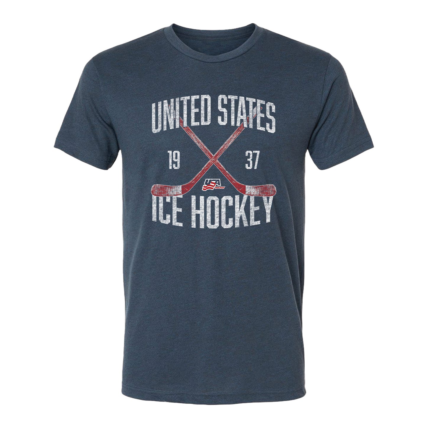 USA Hcokey Vintage Cross Sticks T-Shirt