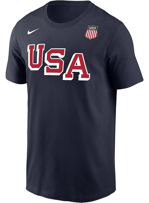 Nike USA Hockey Olympic U-S-A Dri-FIT Cotton T-Shirt