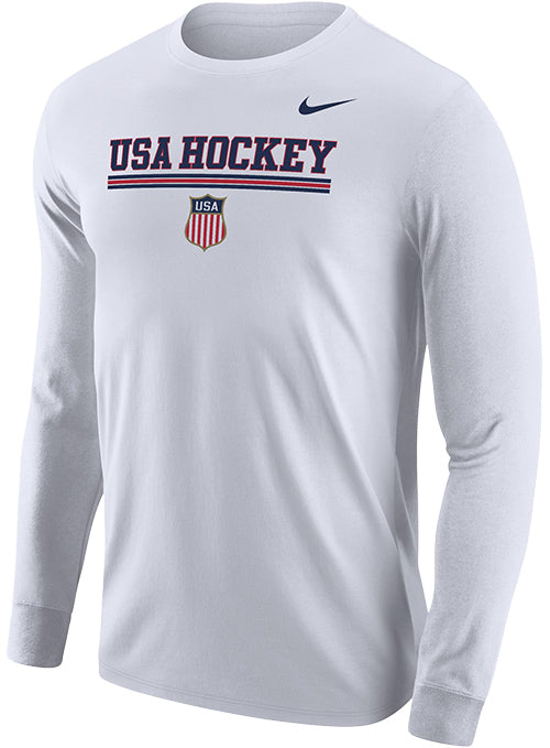 Nike USA Hockey Olympic Lines Long Sleeve T-Shirt