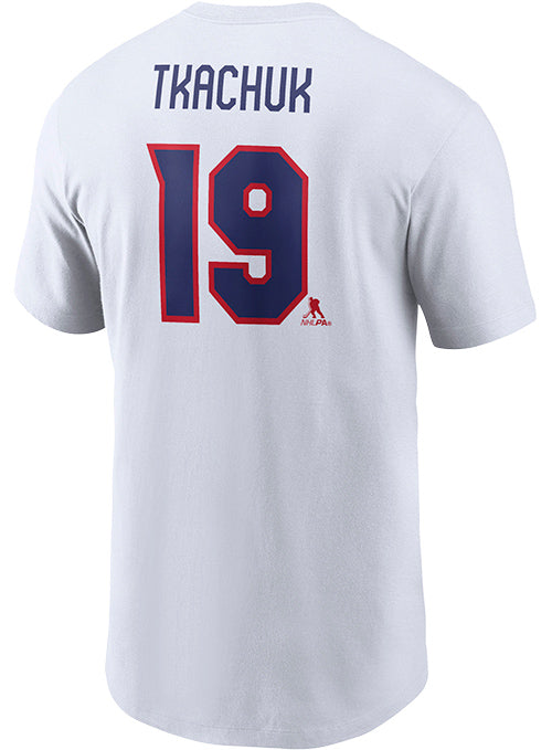 Nike USA Hockey 2026 Olympic Matthew Tkachuk Name & Number T-Shirt