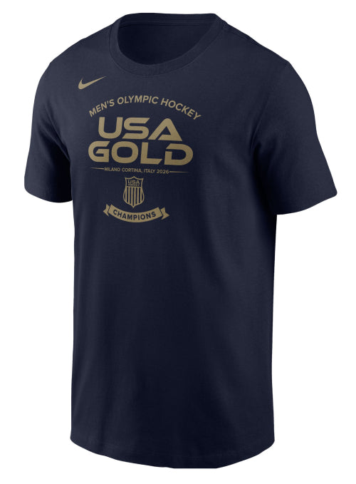 Nike 2026 U.S. Olympic Men's Team Championship Roster T-Shirt