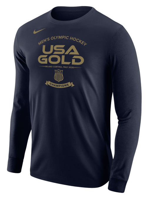 Nike 2026 U.S. Olympic Men's Team Championship Long Sleeve T-Shirt