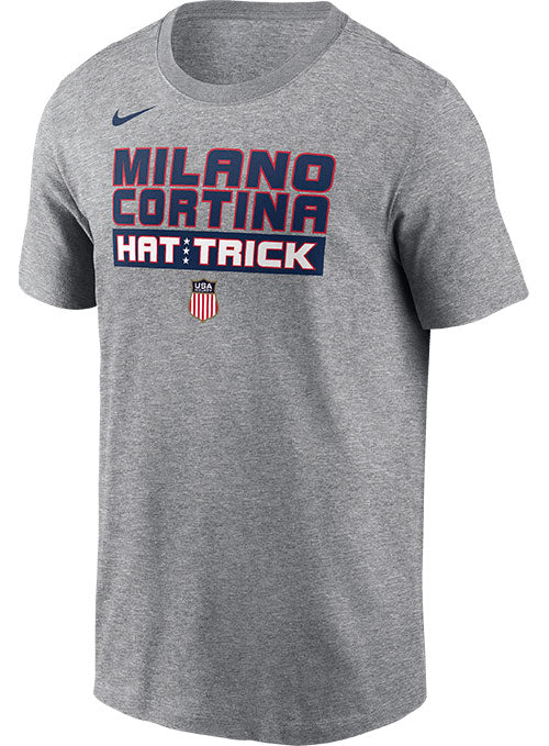 Nike USA Hockey Milano Cortina Hat Trick T-Shirt