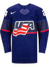 Nike USA Hockey Natalie Buchbinder Away Jersey - Front View