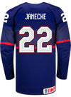 Nike USA Hockey Tessa Janecke Away Jersey - Back View