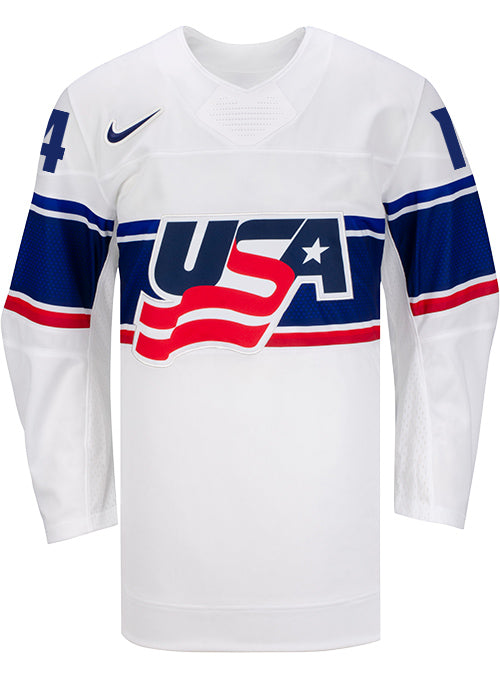 Nike USA Hockey Laila Edwards Home Jersey - Front View