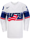 Nike USA Hockey Abbey Levy Home Jersey - Front  View