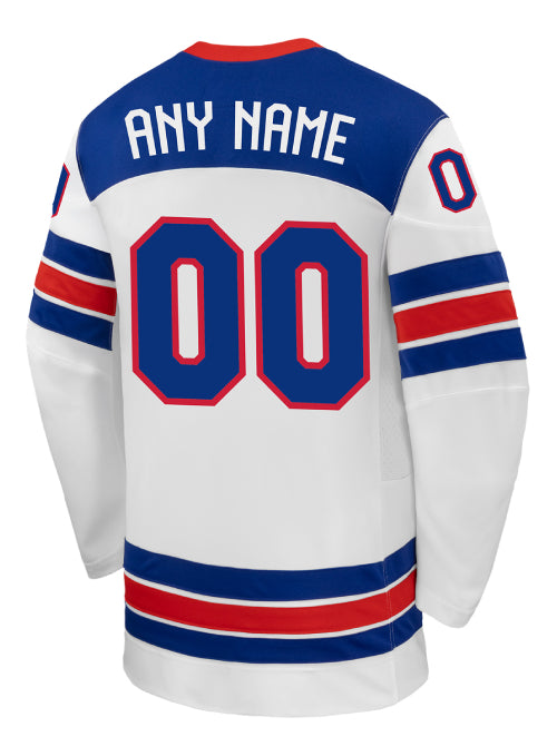 Nike USA Hockey 2026 Olympic Personalized Jersey - White