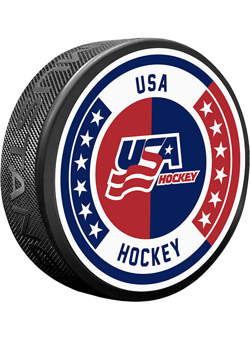 USA Hockey Stars Puck