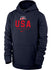 Youth Nike USA Hockey Club Fleece Hooded Sweatshirt - Front View