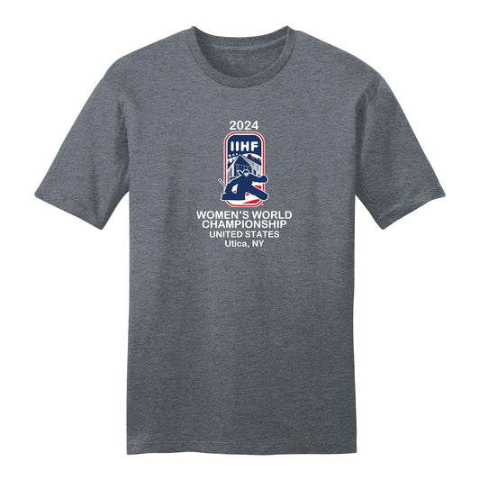 Youth 2024 IIHF Women's World Championship T-Shirt - Grey