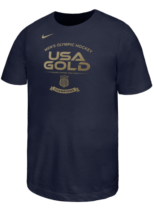 Youth Nike 2026 U.S. Olympic Men's Team Championship T-Shirt