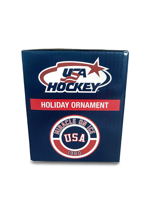 USA Hockey 1980 Miracle on Ice Holiday Ornament - Box View