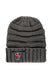 Ladies USA Hockey Rivalry Series Cable Knit Beanie in Grey - Front View