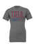 USA Hockey Athletic USA Graphic T-Shirt - Heather Grey - Front View