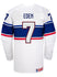 Nike USA Hockey Lacey Eden Home Jersey in White - Back View